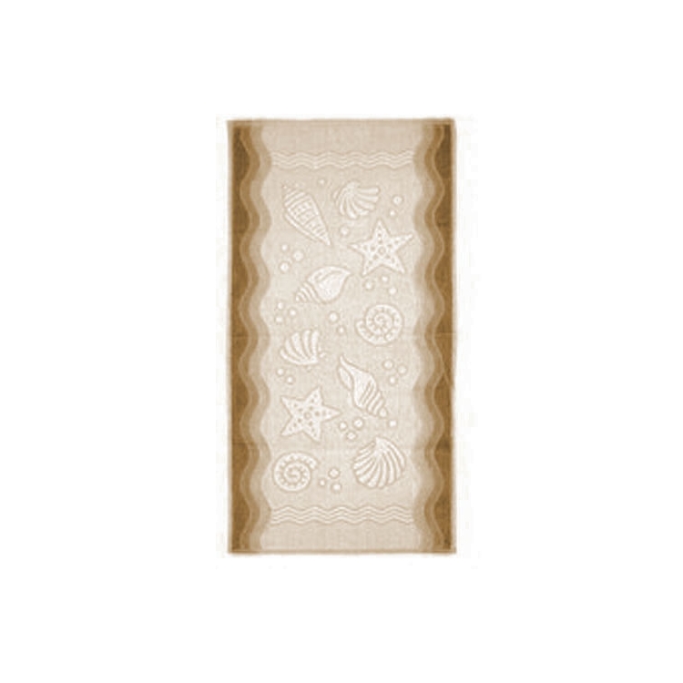 Ręcznik Bawełniany Flora- Brązowy 70x140,